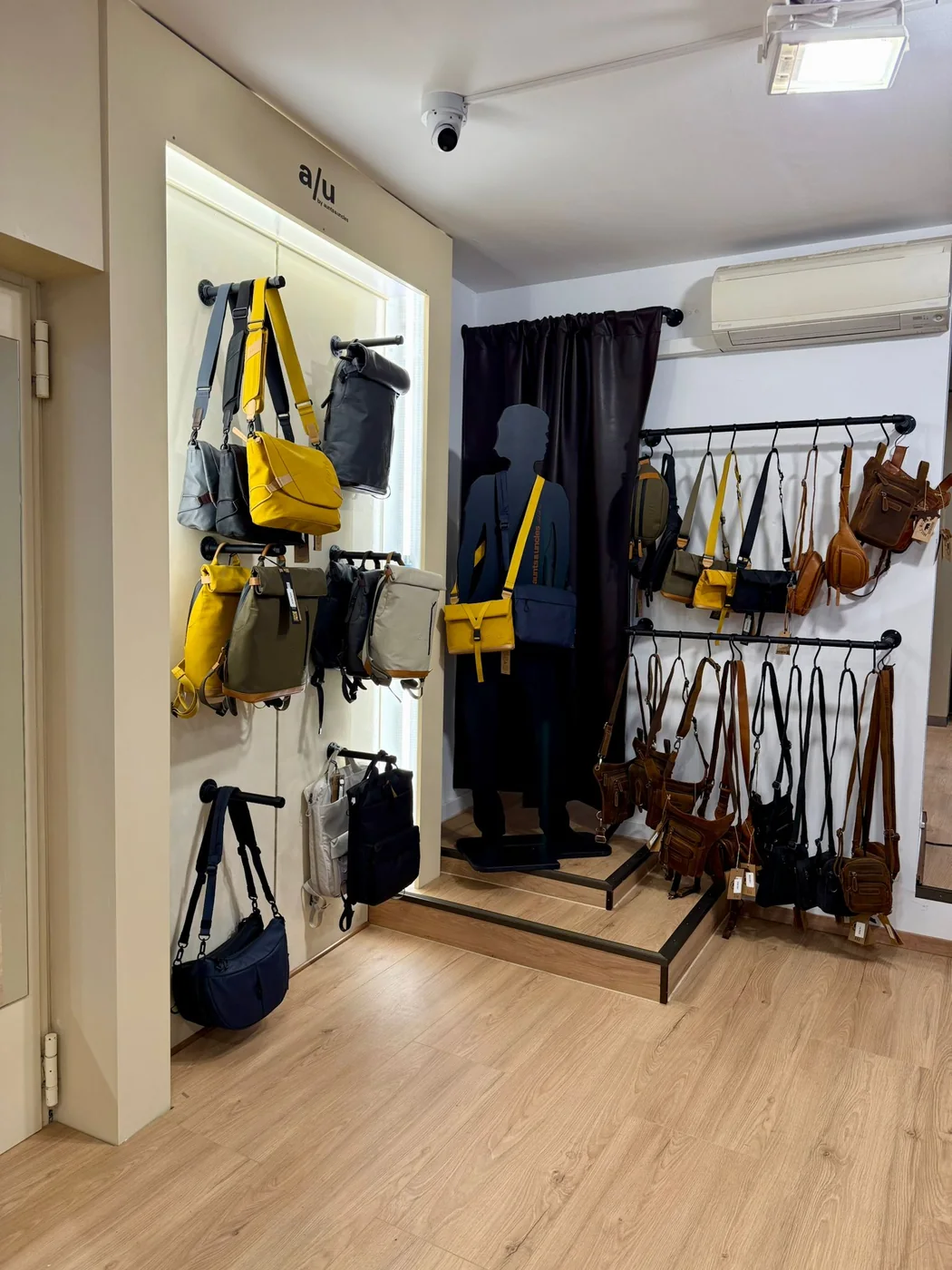 Gürtel und Accessoires im Geschäft